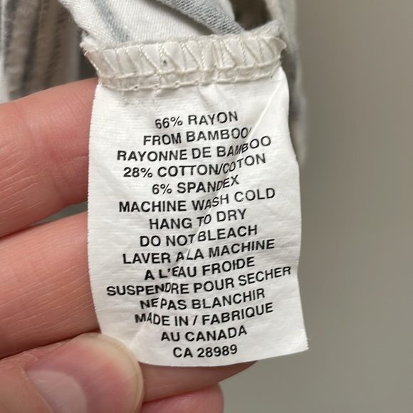 Bamboo Shell Striped Tank Top - Picture 4 of 7